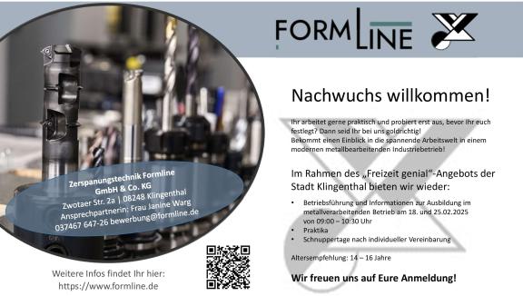 Zerspanungstechnik Formline – Wir stellen uns vor!